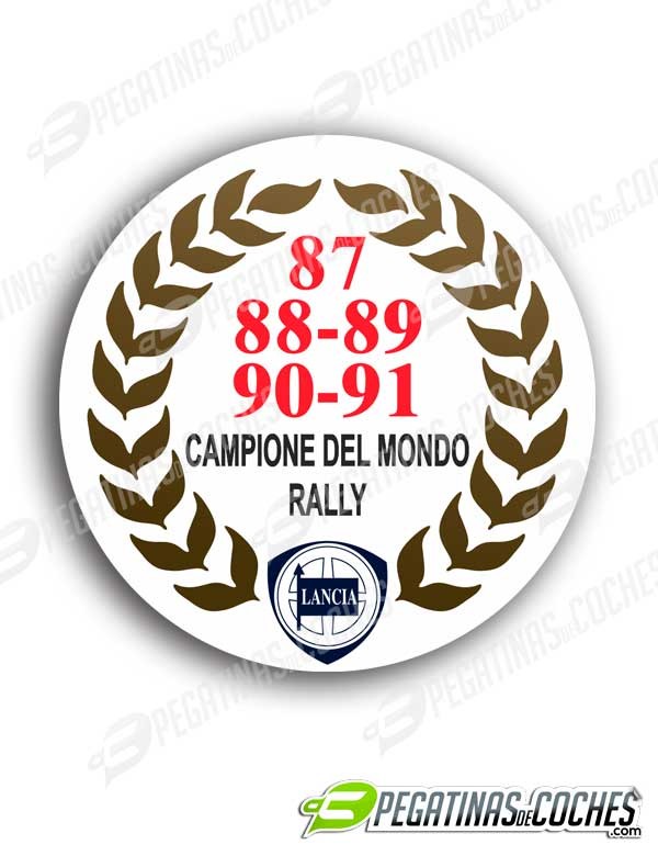 Escudo Campeón del mundo  87-88-89-90-91