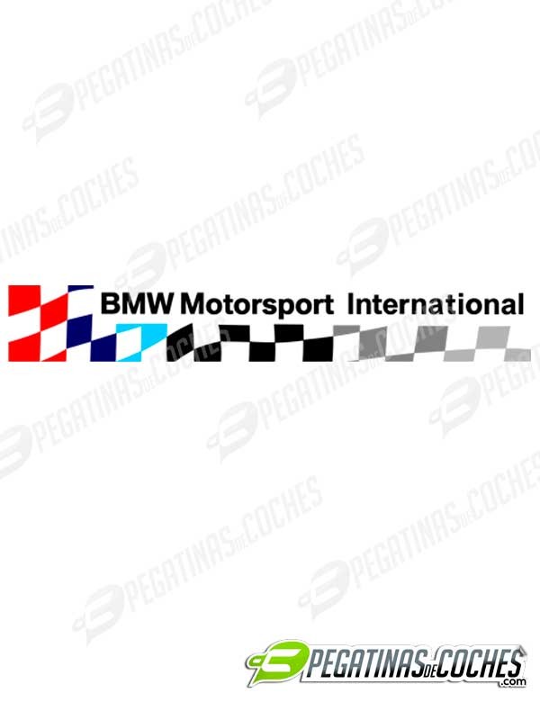 Pegatina BMW Motorsport International