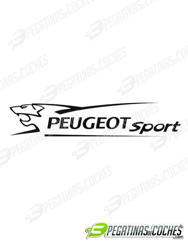 Pegatina Peugeot Sport | www.pegatinasdecoches.es