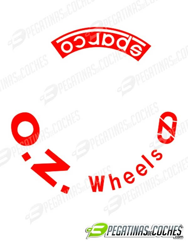 PEGATINA STICKER VINILO Enkei  wheels ruedas llantas racing 