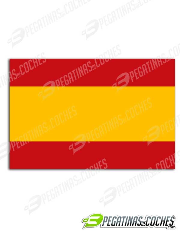 Pegatina bandera España para coches